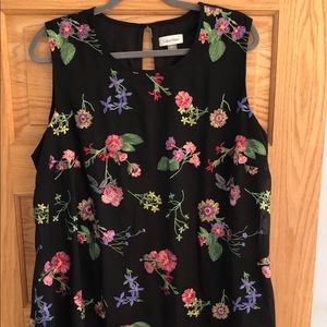 Women’s Calvin Klein Dress black with flowers